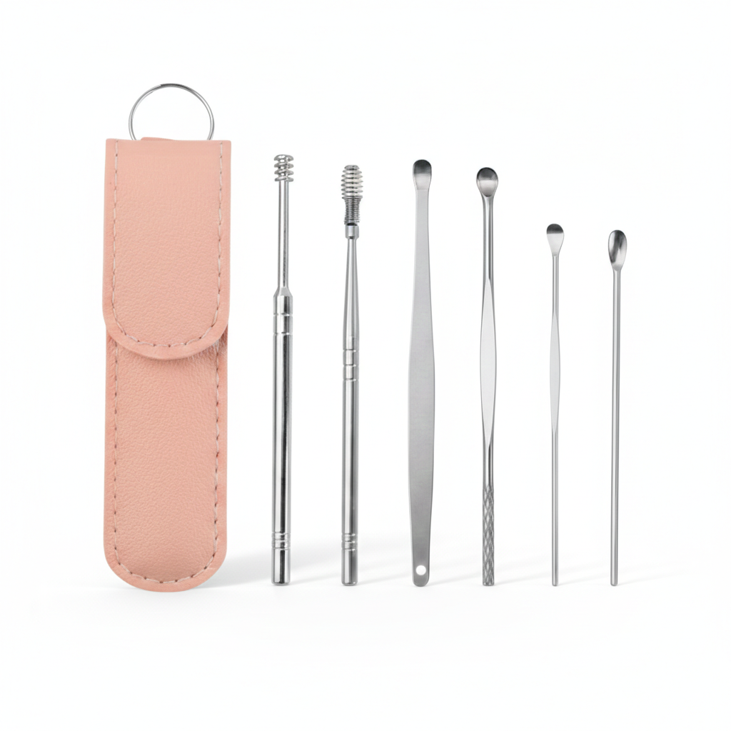 Professional 6-Piece Stainless Steel Ear Hygiene Kit