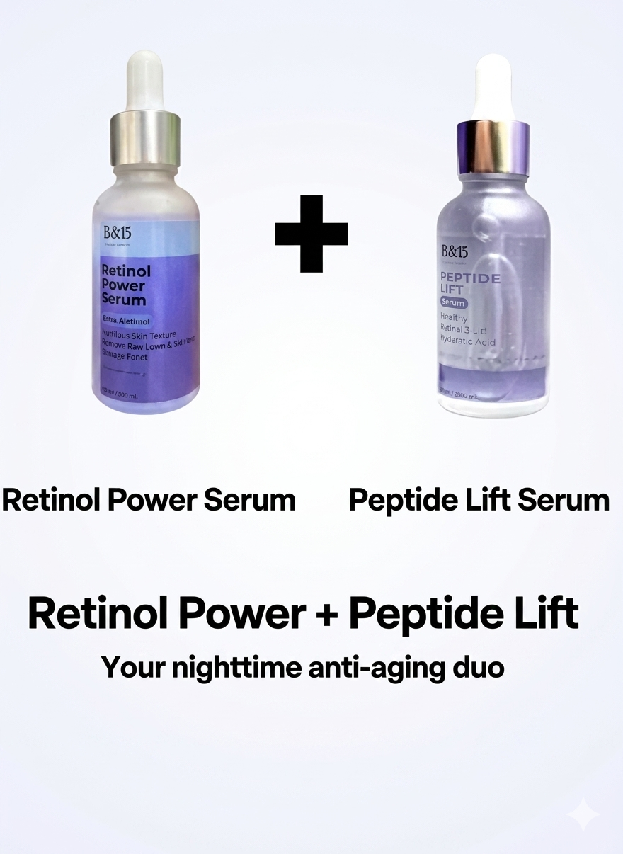 Retinol Power Serum + Peptide Lift  Serum