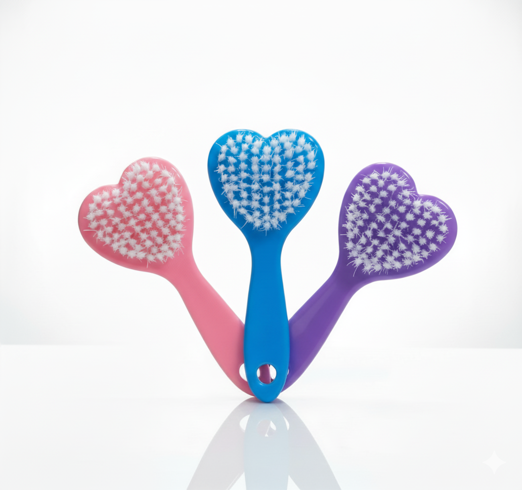 Heart Shape 2-in-1 Foot Cleaning Brush