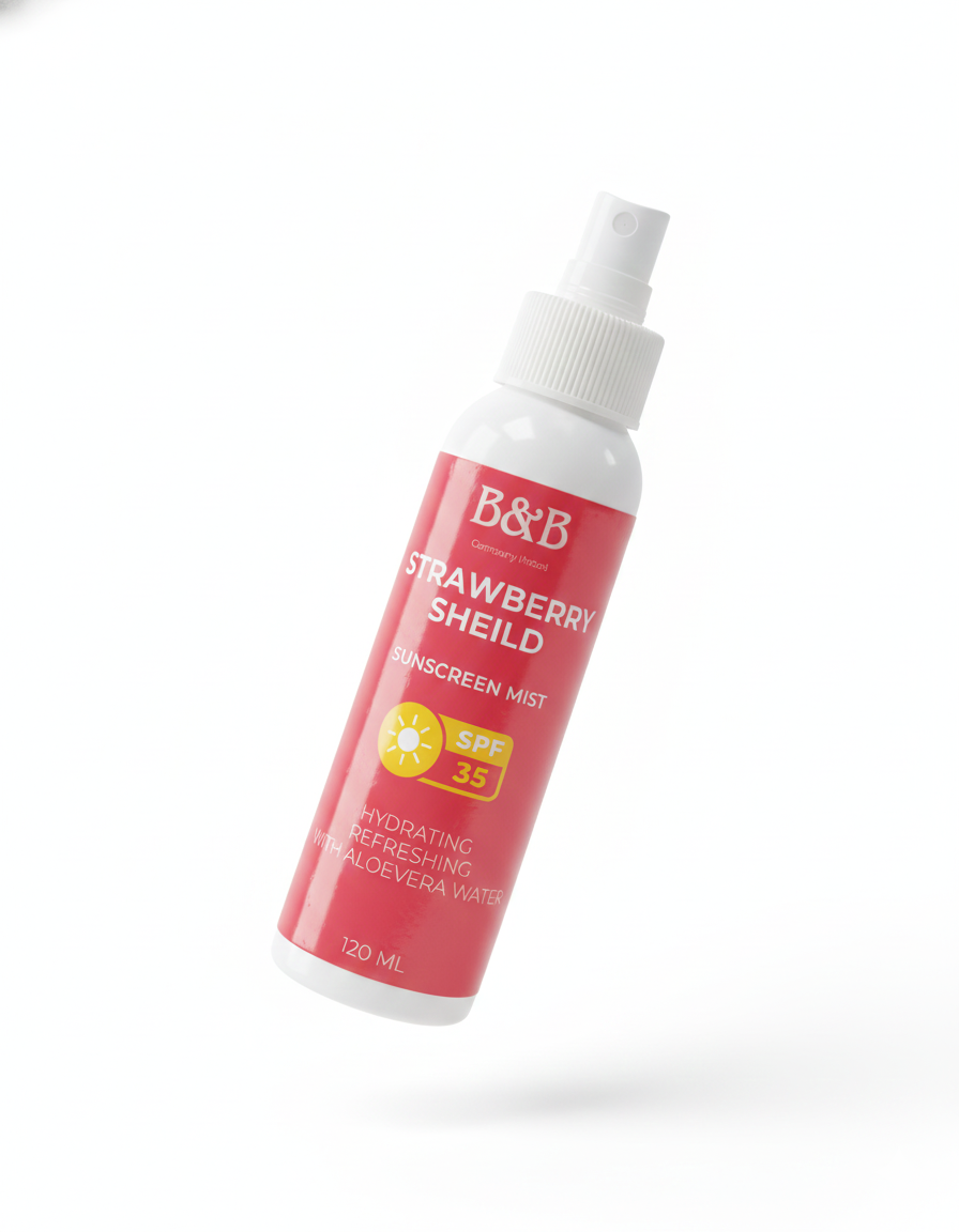 Strawberry Sheild Sunscreen Mist