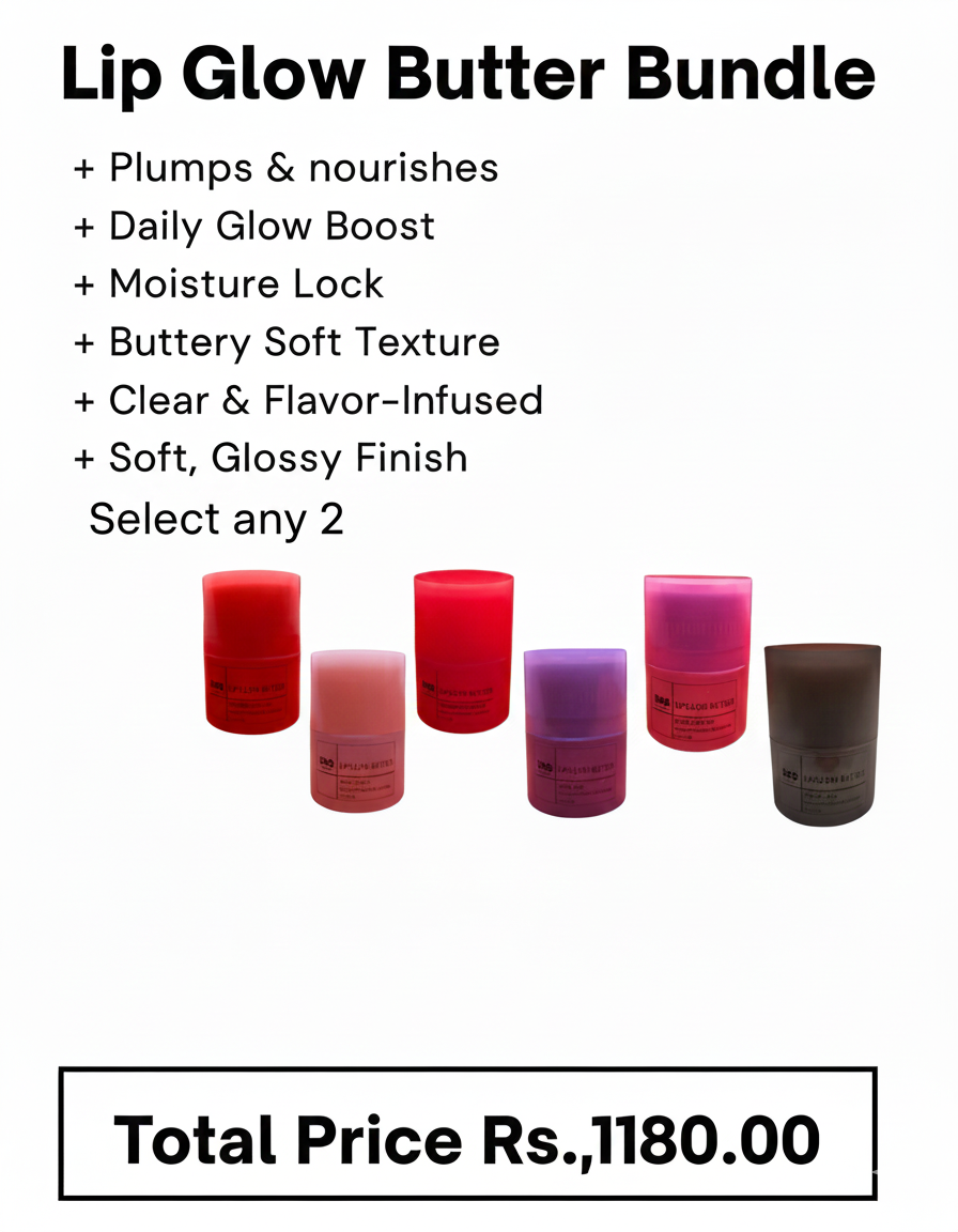 LIP GLOW BUTTER - PACK OF 2