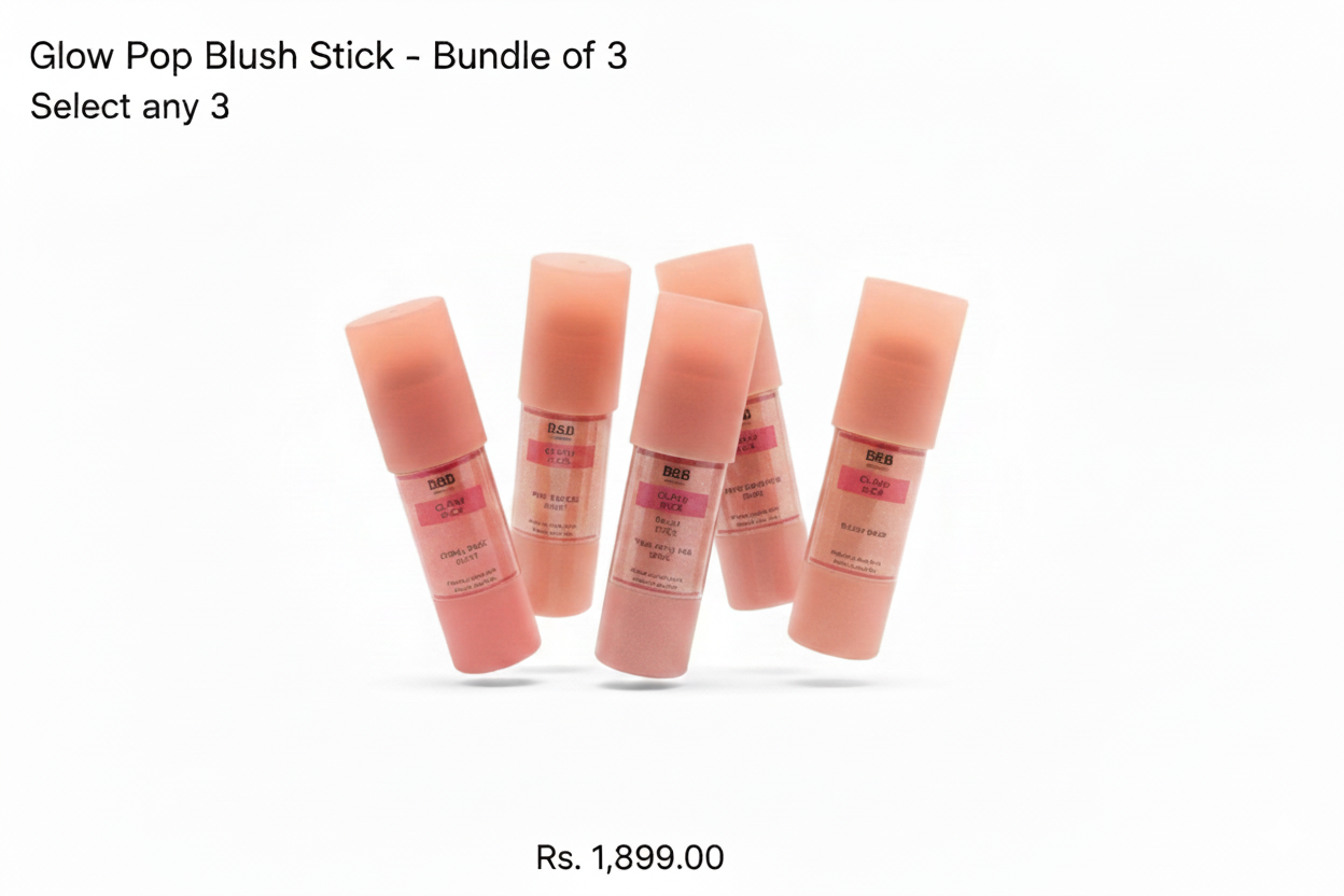 Glow Pop Blush Stick – Bundle of 3