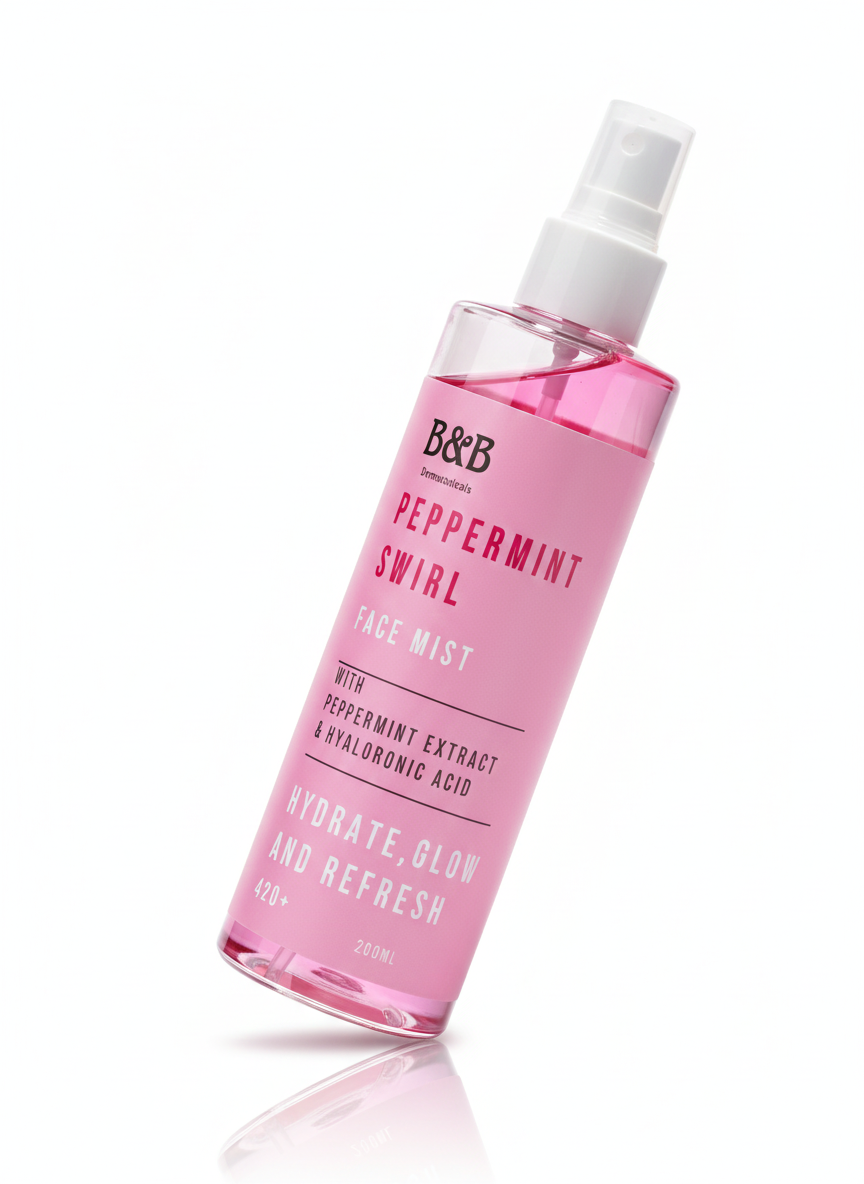 PEPPERMINT SWIRL - Peppermint Swirl Face Mist  On The Go 200ml