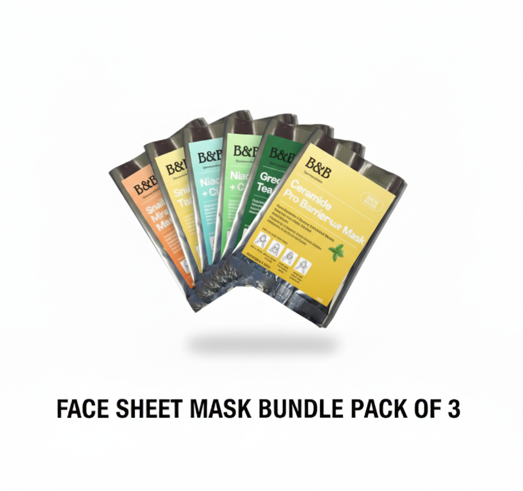 🌿 Face Sheet Mask Bundle (3 Masks)