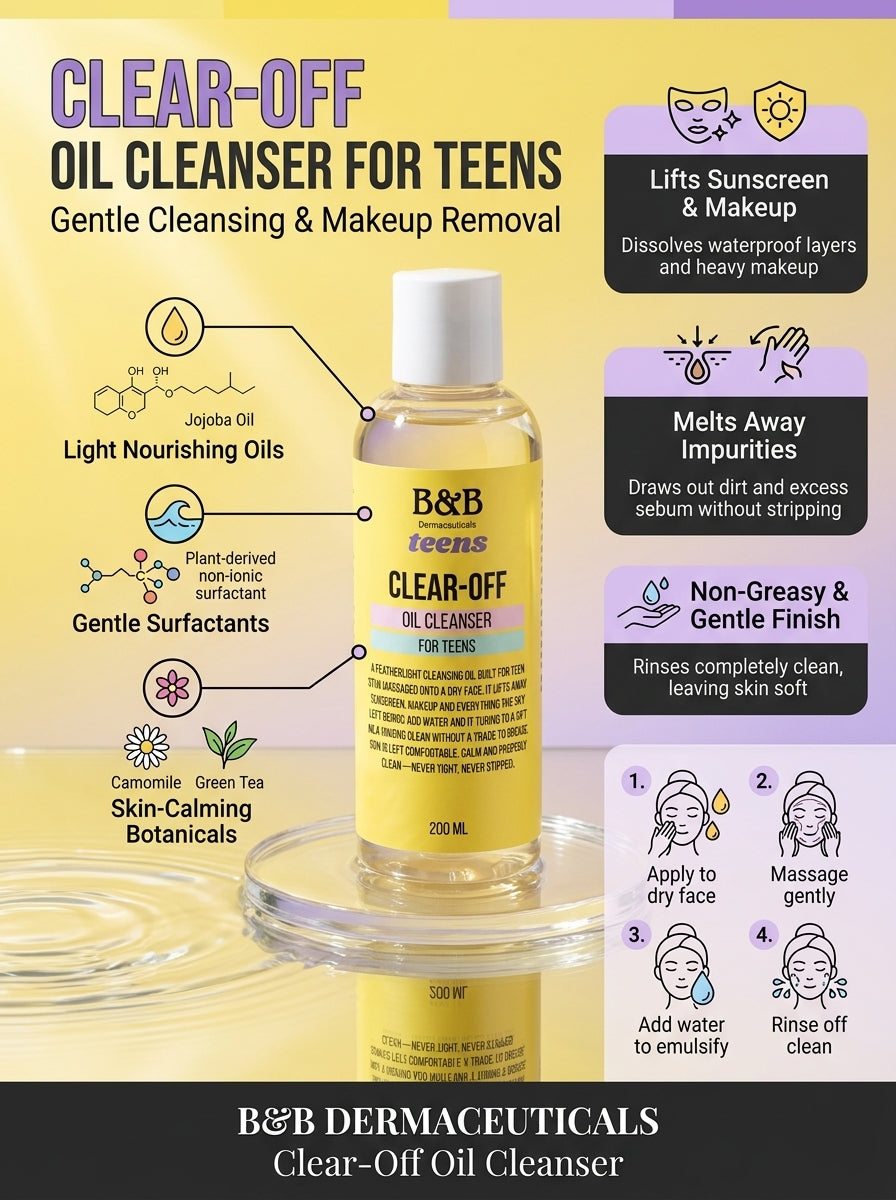 Clear Off — Makeup & SPF Oil Cleanser Teens
