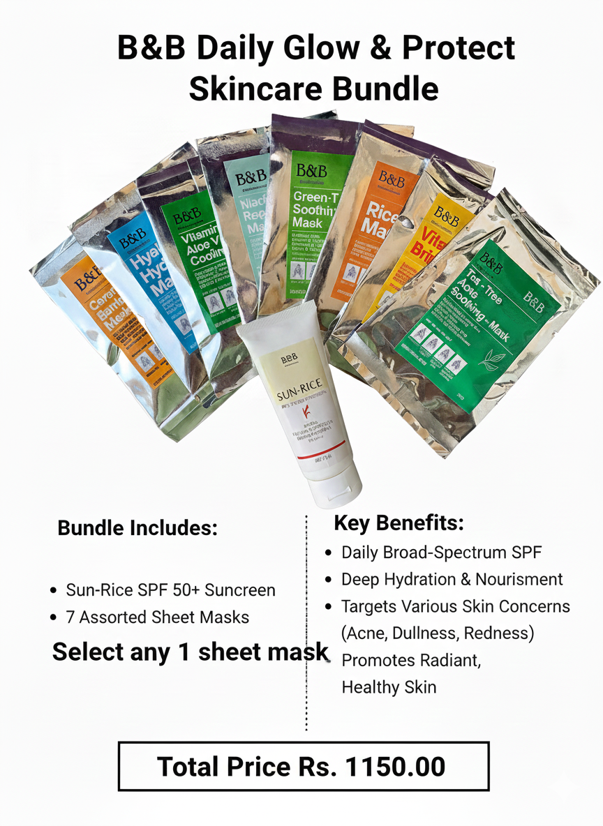 SUNRICE SUNCREEN + FACE MASK