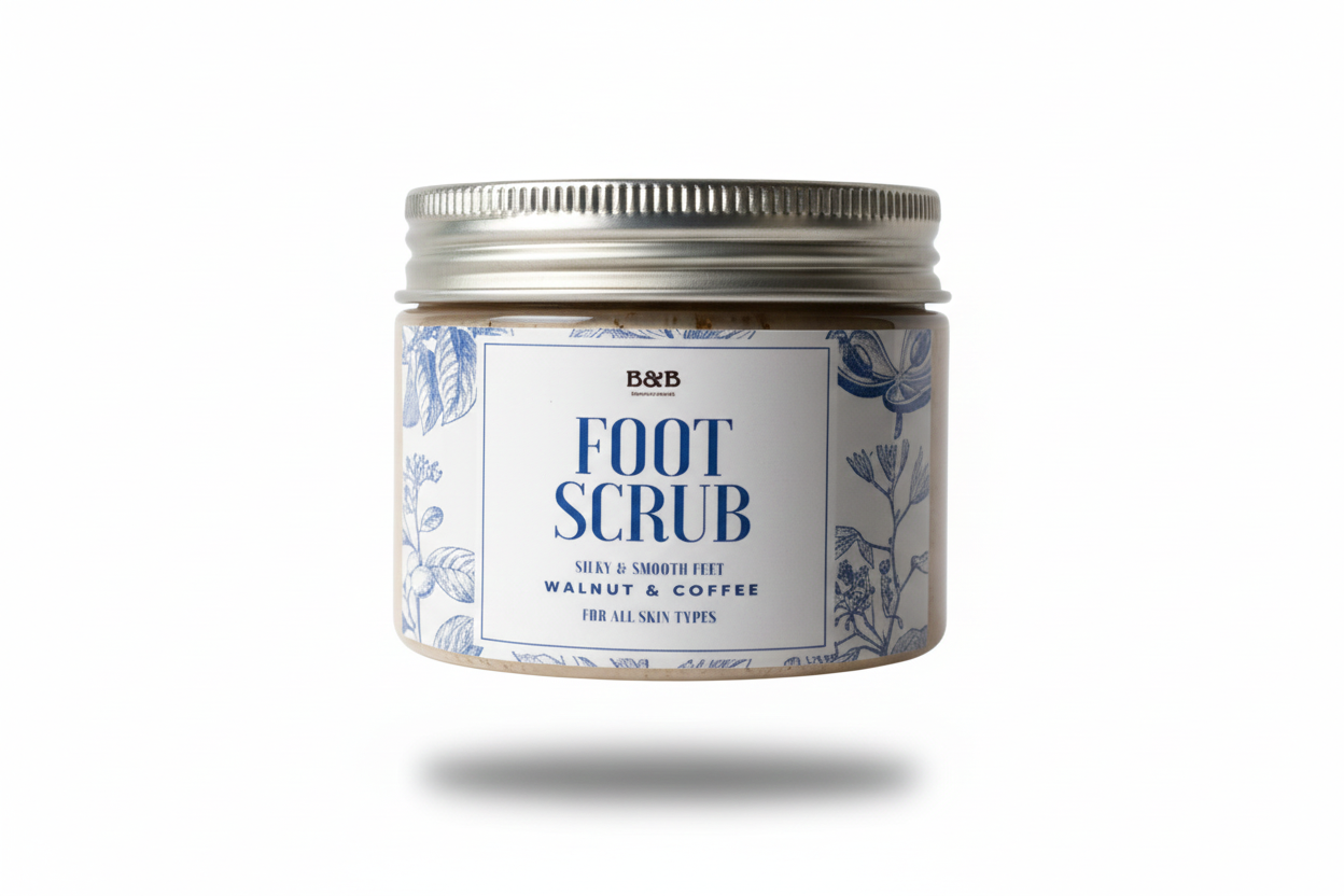 Coffee & Walnut Foot Scrub