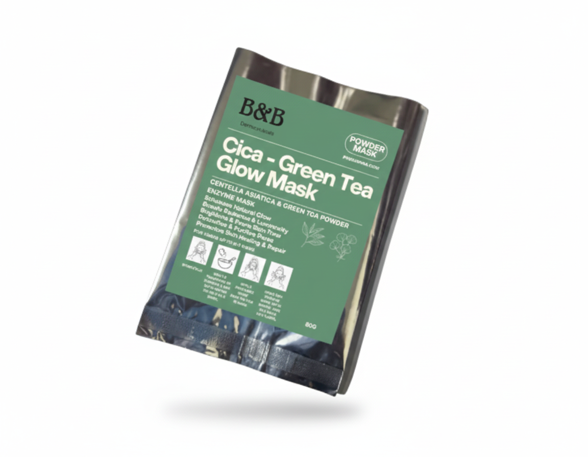 Cica - Green Tea Glow Powder Mask