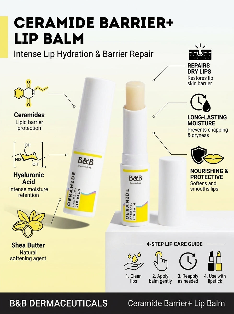 Ceramide Barrier+ Lip Balm Stick — For Dry, Chapped Lips