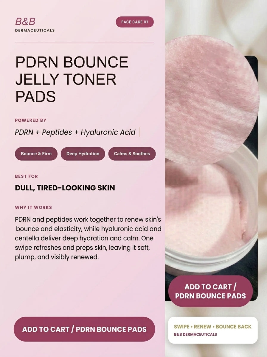 PDRN Bounce Jelly Toner Pads