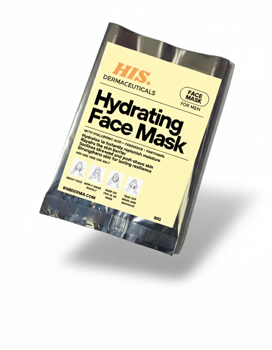 HIS DERMA Hydrating Face Mask For Men