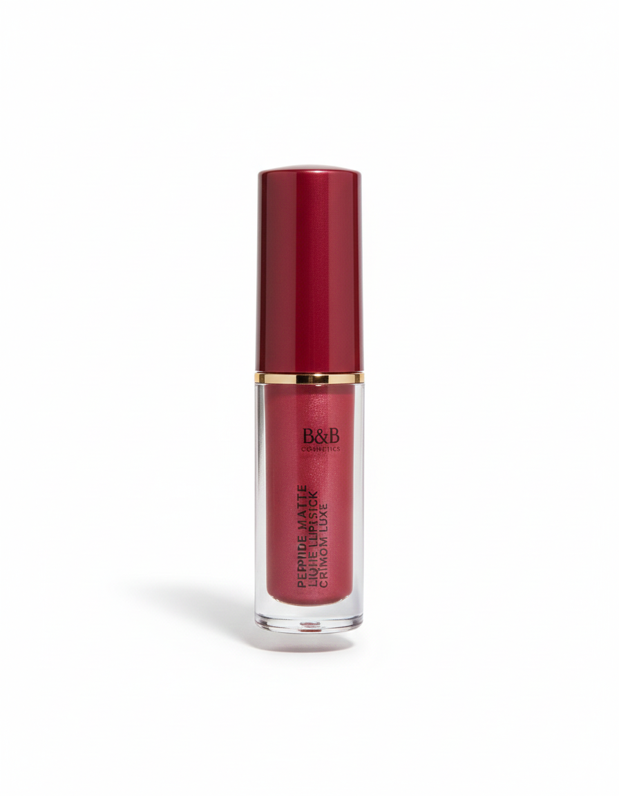 Crimson Luxe – Peptide Matte Liquid Lipstick