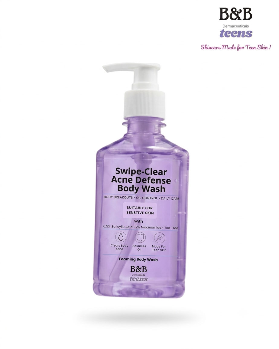 Swipe Clear — Acne Defense Teens Body Wash