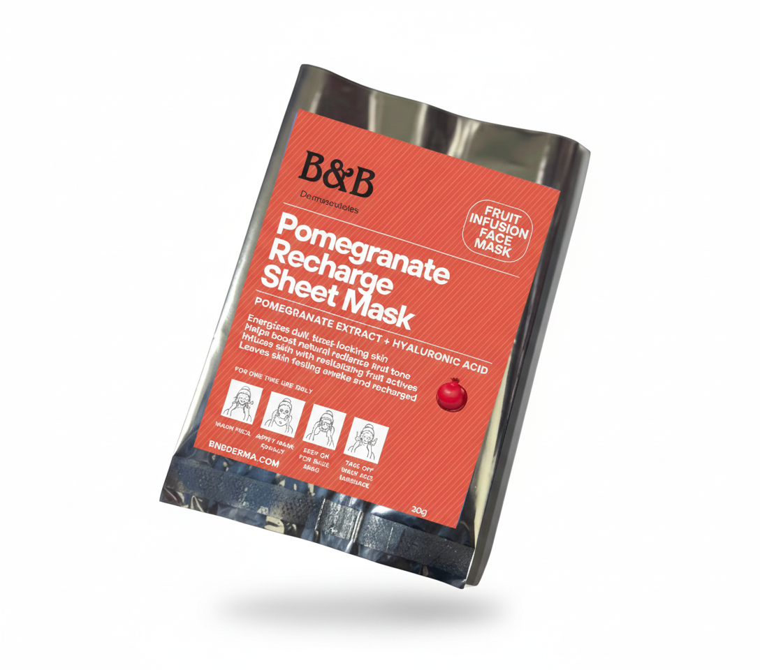 Pomegranate-Skin Recharge Sheet Mask