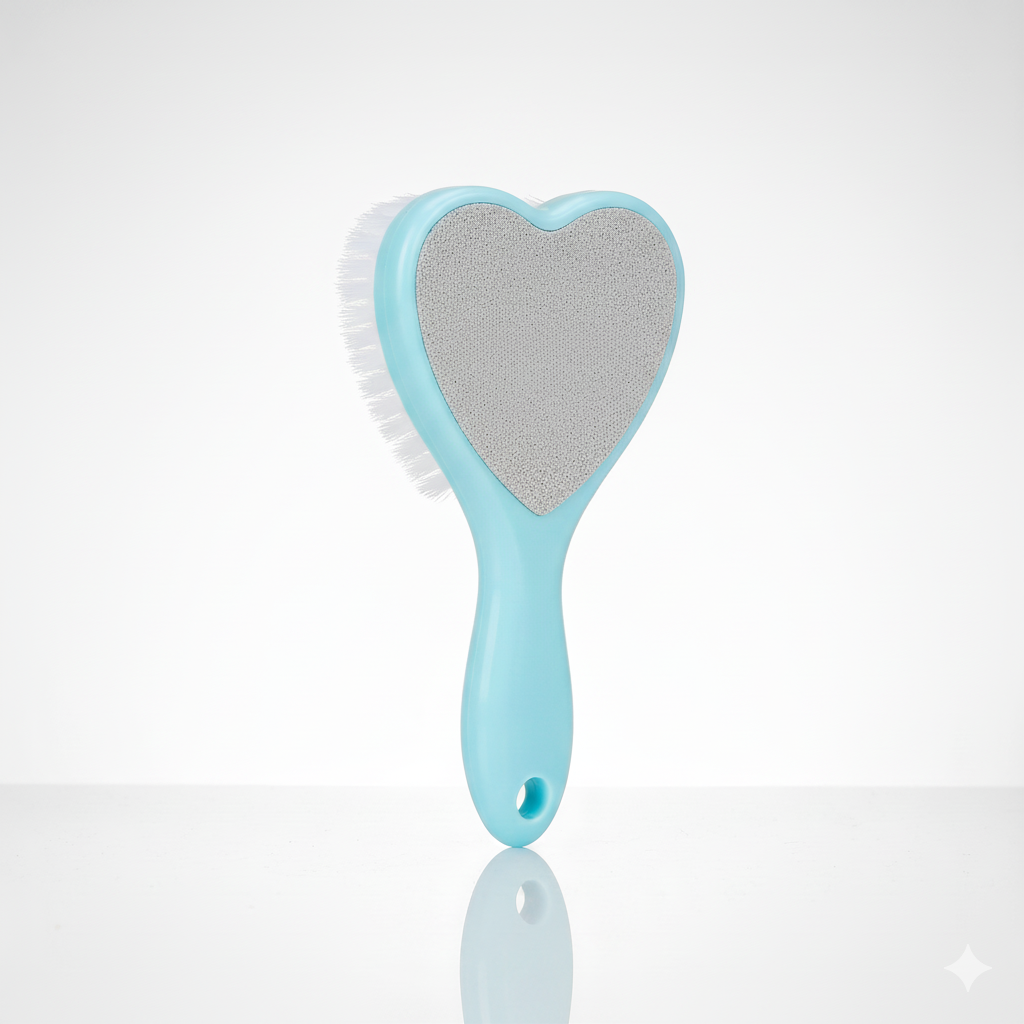Heart Shape 2-in-1 Foot Cleaning Brush