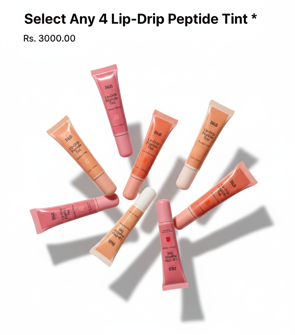 Lip-Drip Peptide Tint Bundle of 4