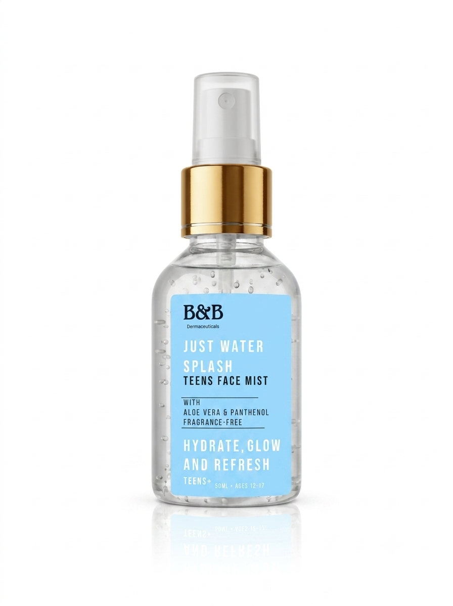 B&B TEENS | JUST WATER SPLASH – Fragrance-Free Face Mist On The Go 50ml