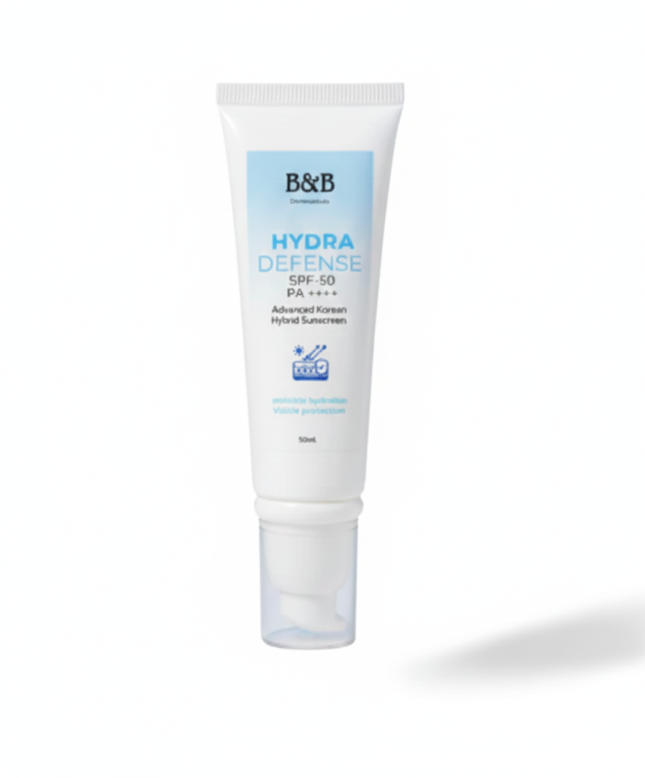 Hydra Defense SPF 50 Advanced Korean Hybrid Sunscreen