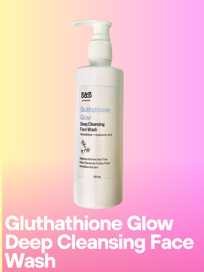 Buy Glutathione Glow Deep Cleansing Face Wash | Brighten & Cleanse Skin B&B Dermaceuticals Buy Glutathione Glow Deep Cleansing Face Wash | Brighten & Cleanse Skin B&B Dermaceuticals