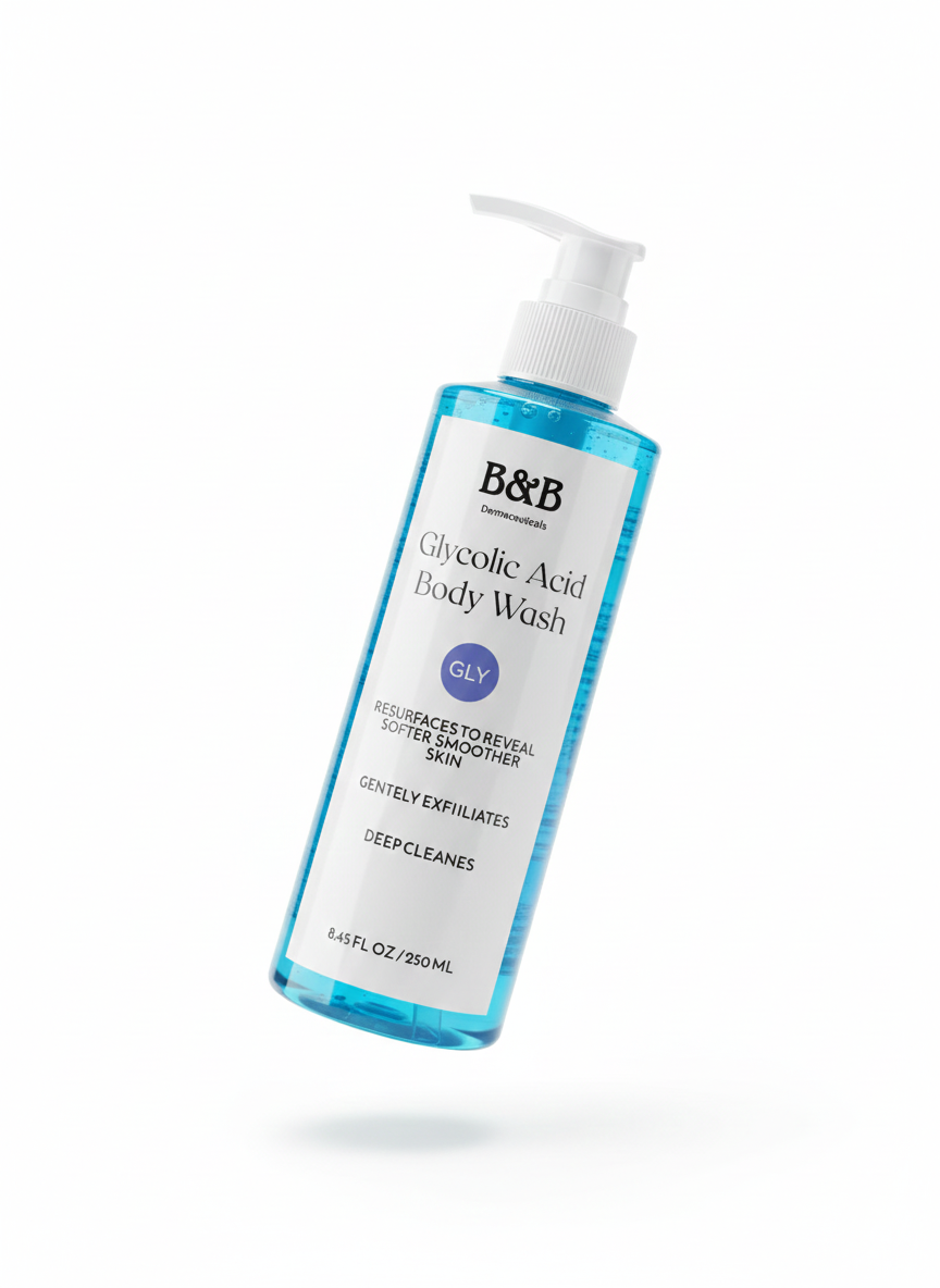 Buy Glycolic Acid Body Wash In Pakistan | B&B Derma 1