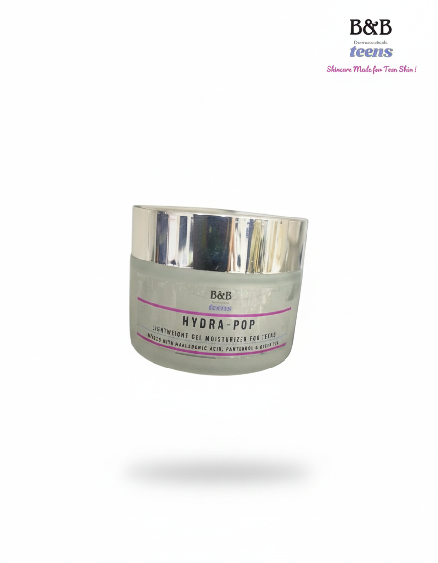 HydraPop – Hydrating Gel Moisturizer for Teen Skin | B&B Derma