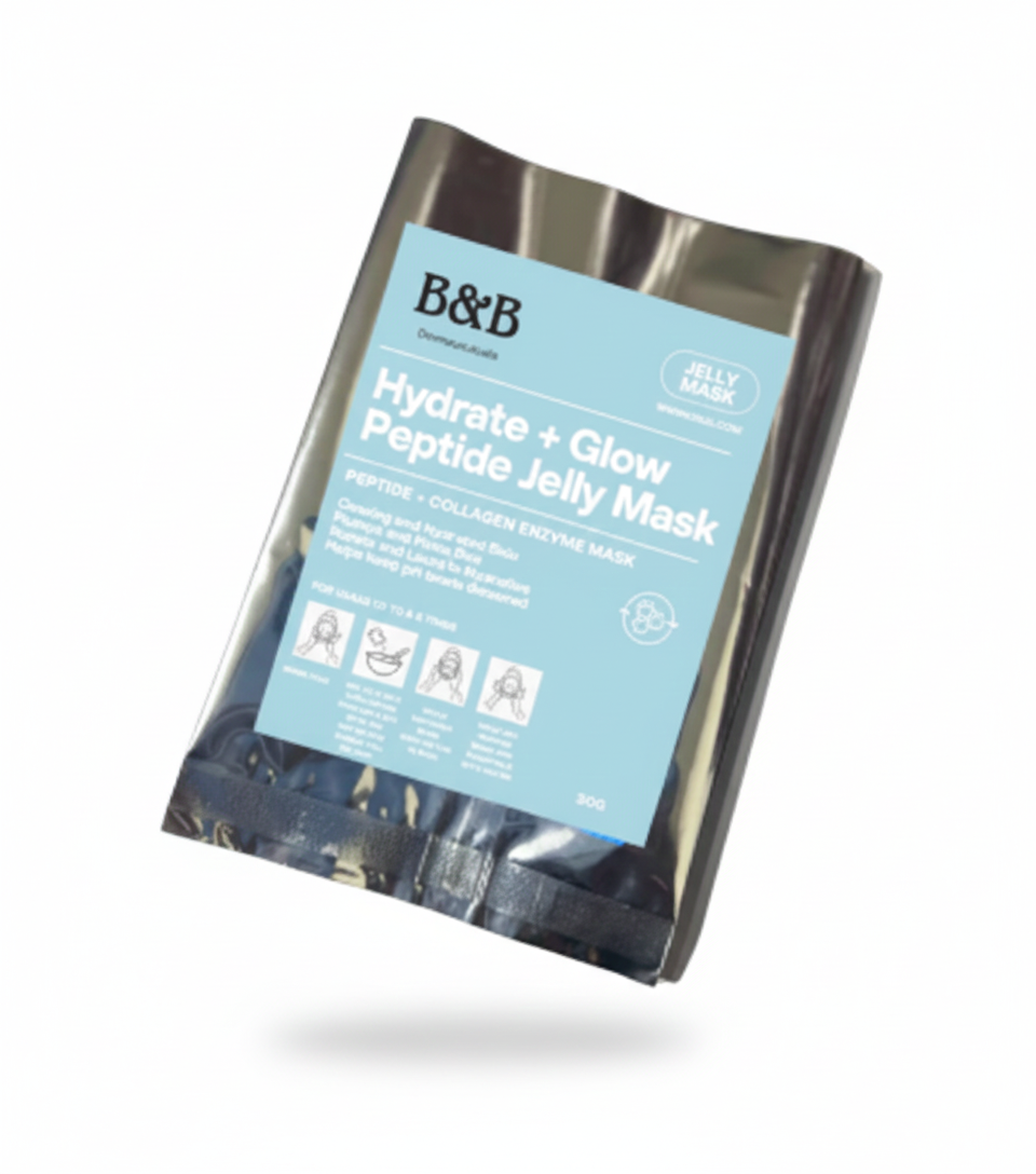 Hydrate + Glow Peptide Jelly Mask | B&B Derma