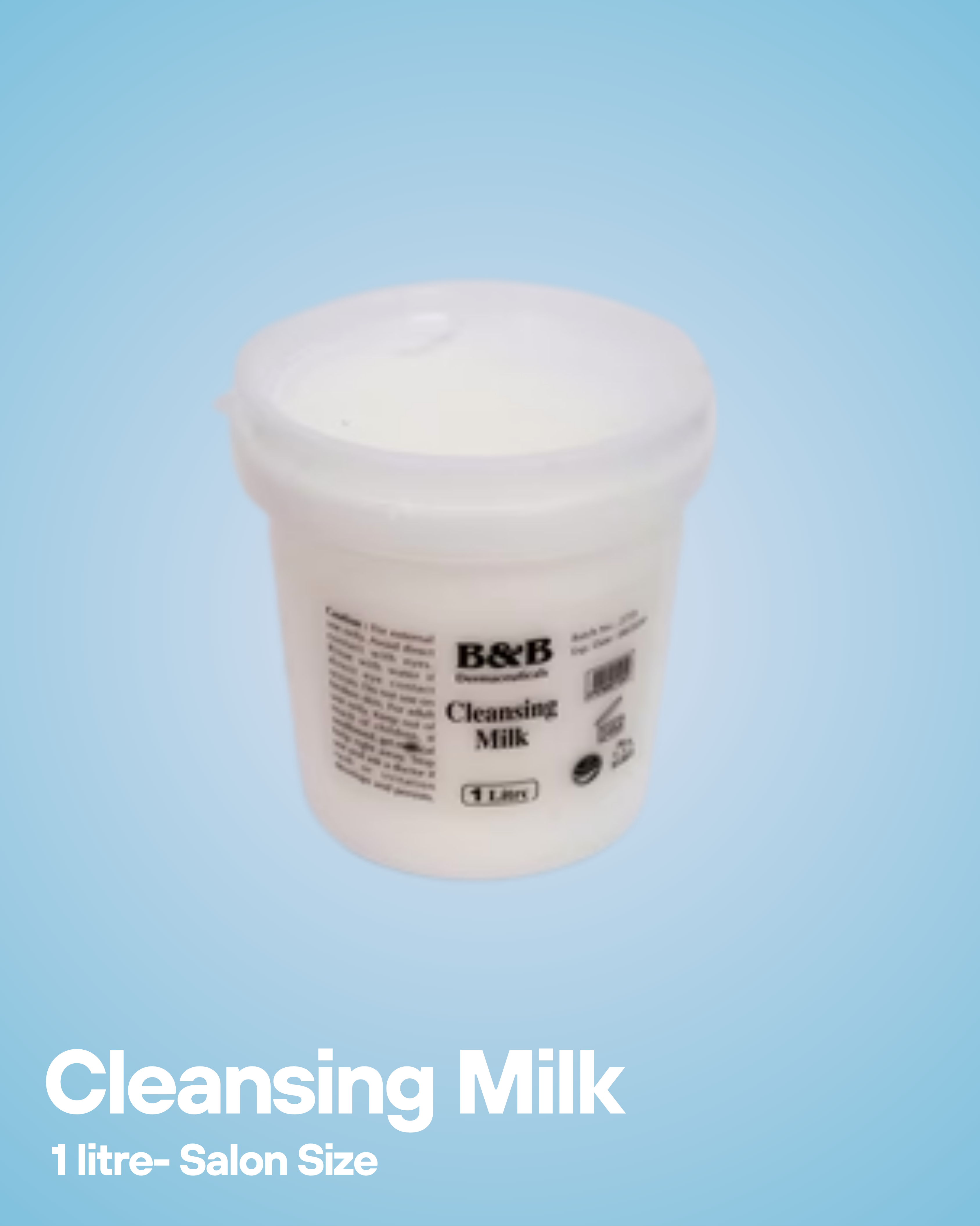 Buy Original Cleansing Milk 1 Litre Online in Pakistan By B&B Derma