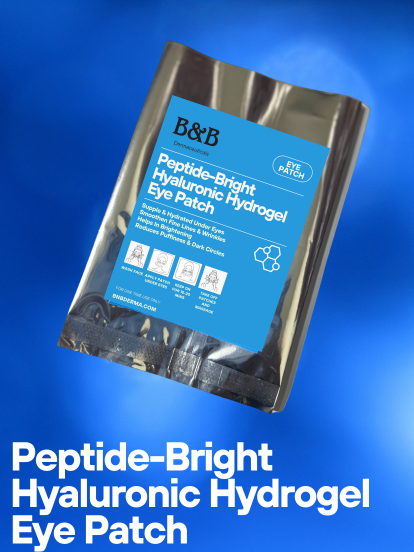 Peptide-Bright Hyularonic Hydrogel Eye Patches