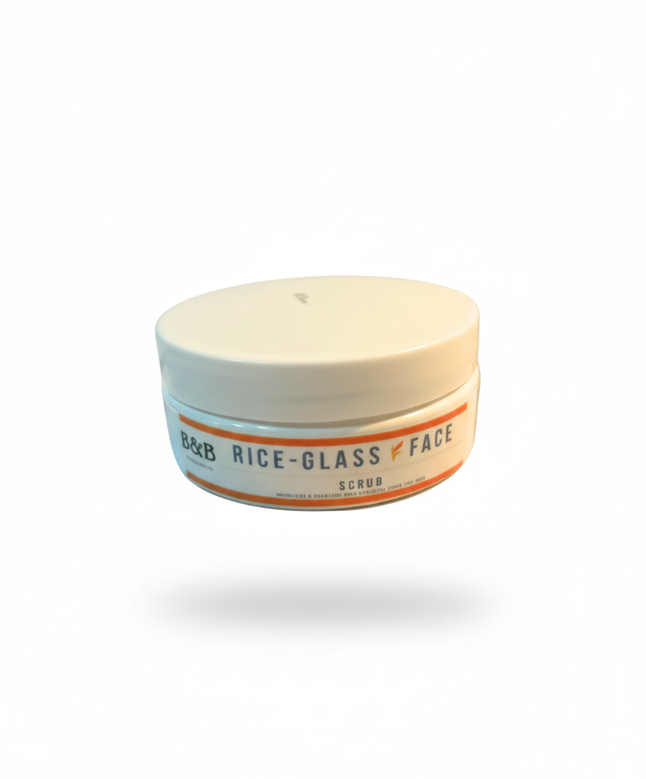 Rice Glass Face Scrub  B&B Derma 
