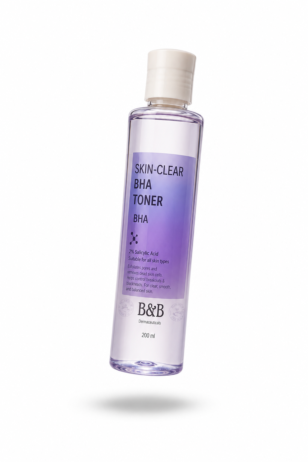 Shop Skin-Clear BHA Toner with 2% Salicylic Acid. Unclogs pores, fights acne & controls oil for oily & acne-prone skin. 200ml. COD available in Pakistan.