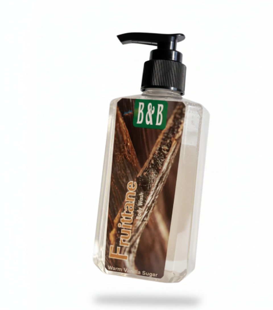 Buy Vanilla Body Wash & Shower Gel in Pakistan at B&B Derma, a gentle cleansing body wash with a soothing vanilla fragrance that removes dirt and impurities while leaving skin feeling clean, soft, and refreshed
