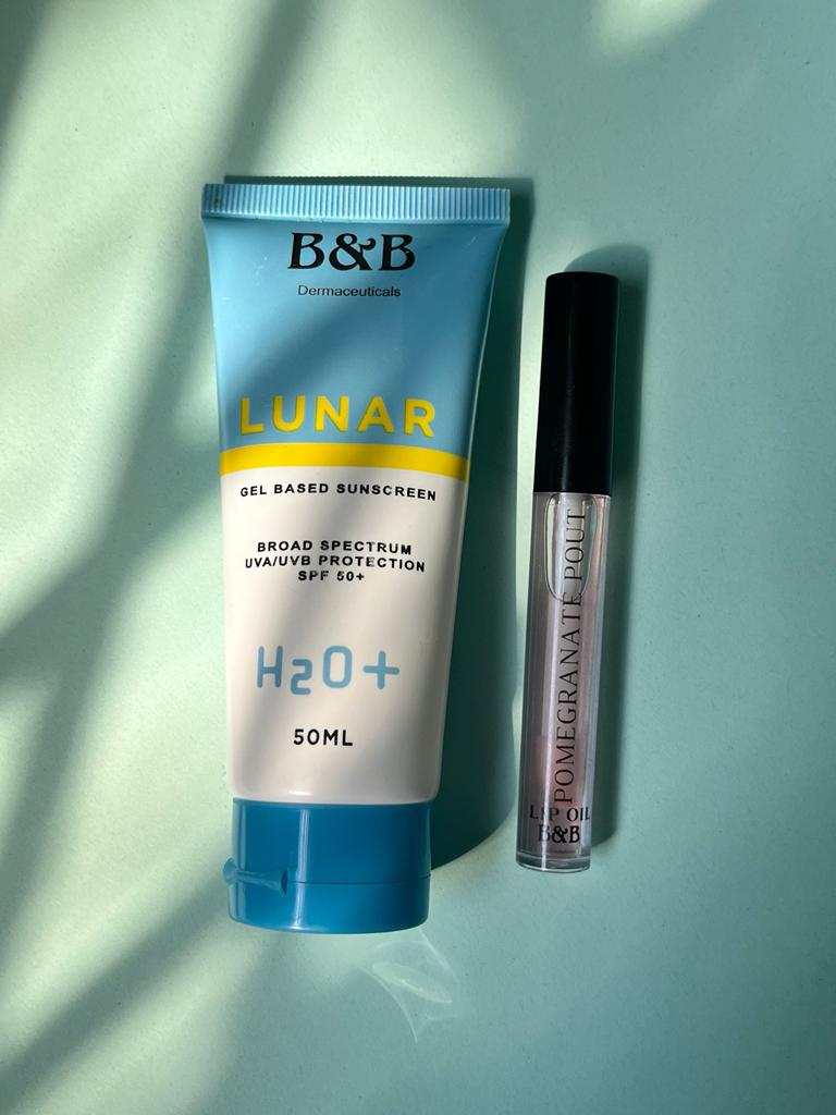 Lunar Gel Sunscreen + Lip Oil Bundle