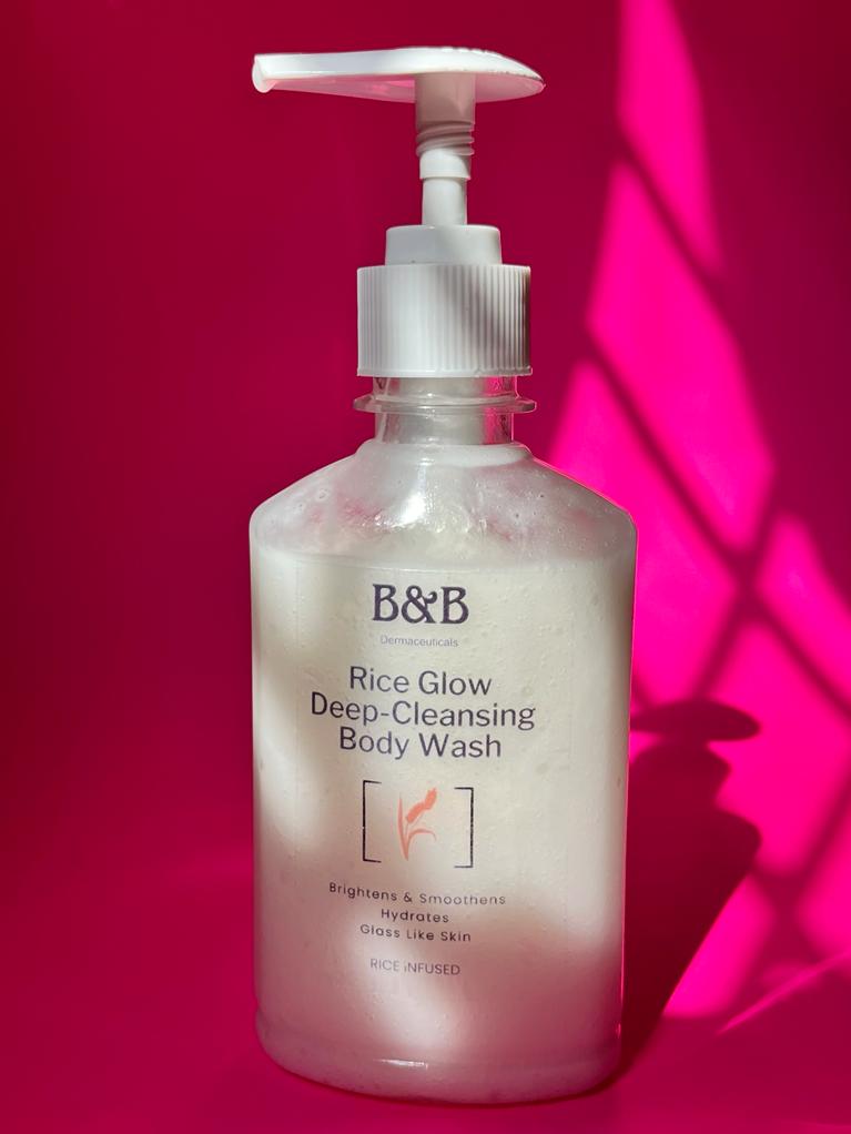 Rice-Glass Deep Cleaning Body Wash