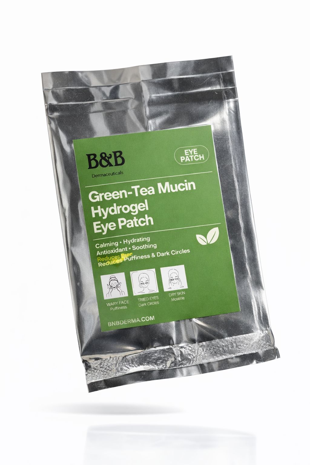 Green-Tea Mucin Hydrogel Eye Patch