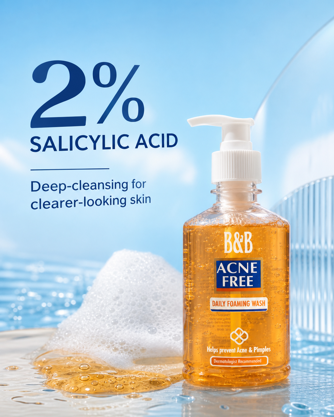 Acne Free Face Wash | 2% Salicylic Acid