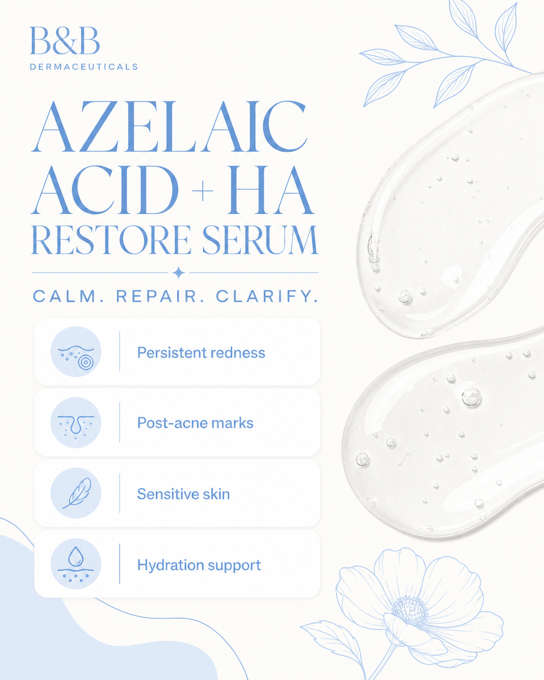 Azelaic Acid + HA Restore Serum