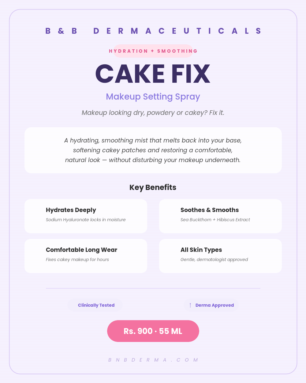 Cake Fix Makeup Setting Spray