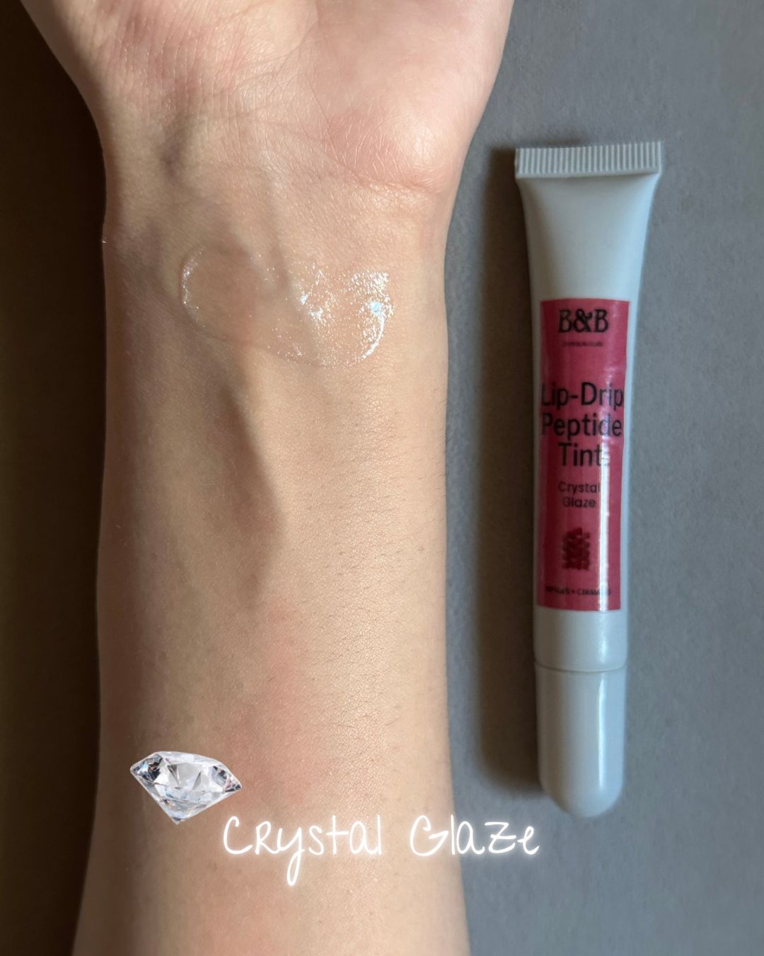 Lip-Drip Peptide Tint – 🤍 Crystal Glaze