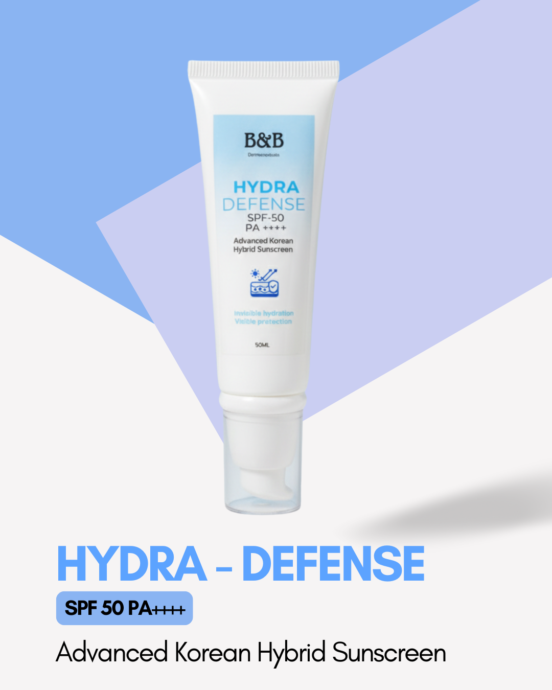 Hydra Defense SPF 50 Advanced Korean Hybrid Sunscreen