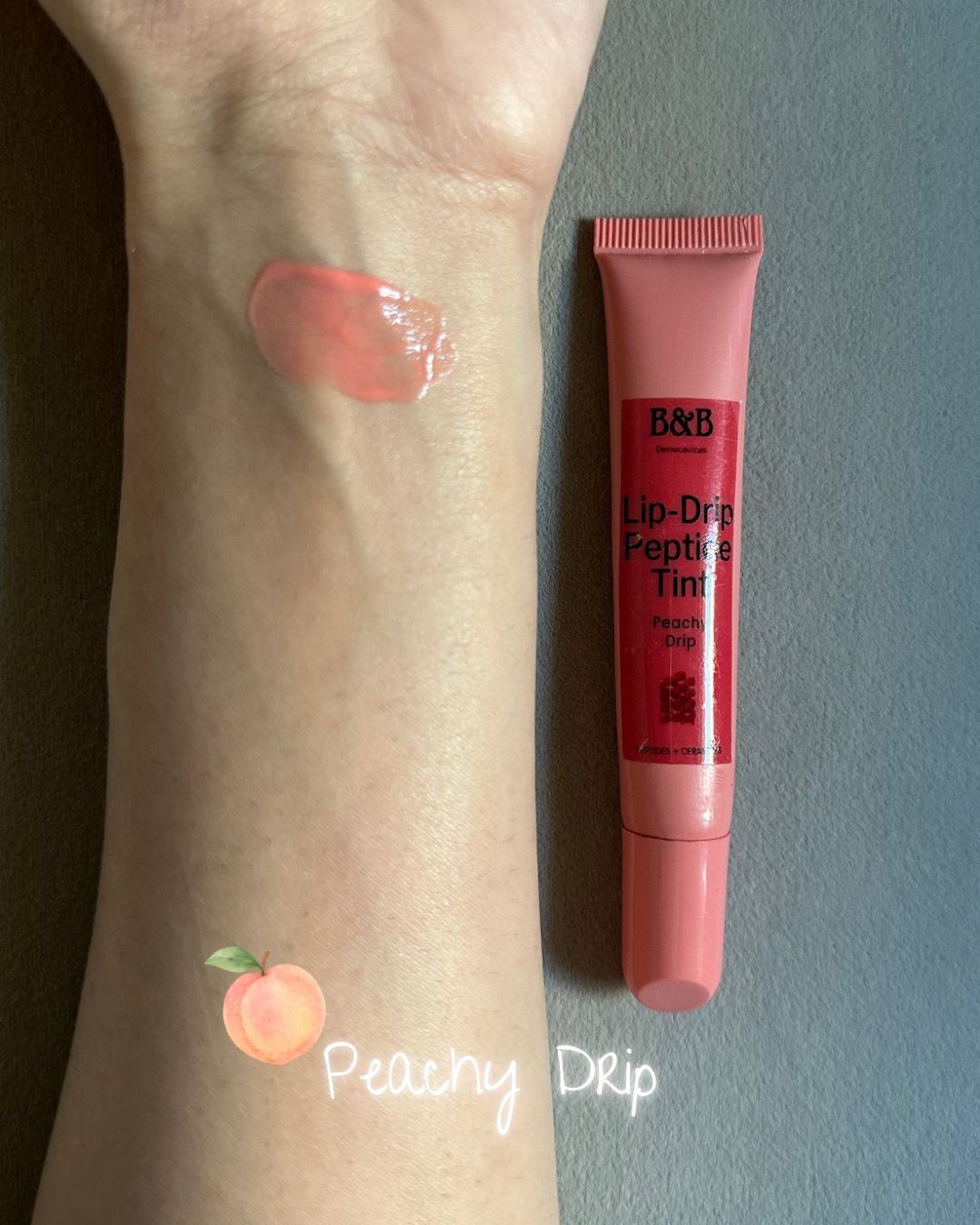 Lip-Drip Peptide Tint – 🍑 Peachy Drip