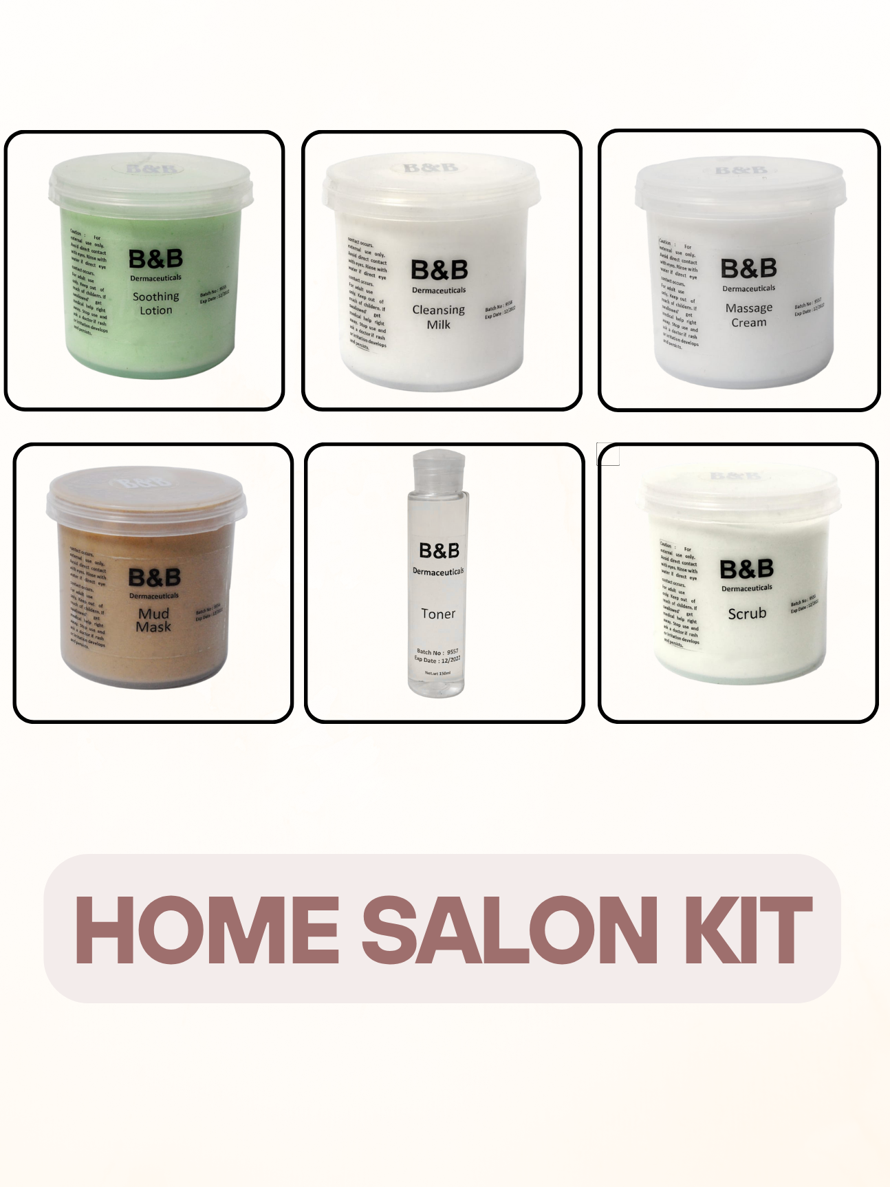 Buy Salon Home Kit | Professional Hair & Skin Care at Home by B&B Derma 