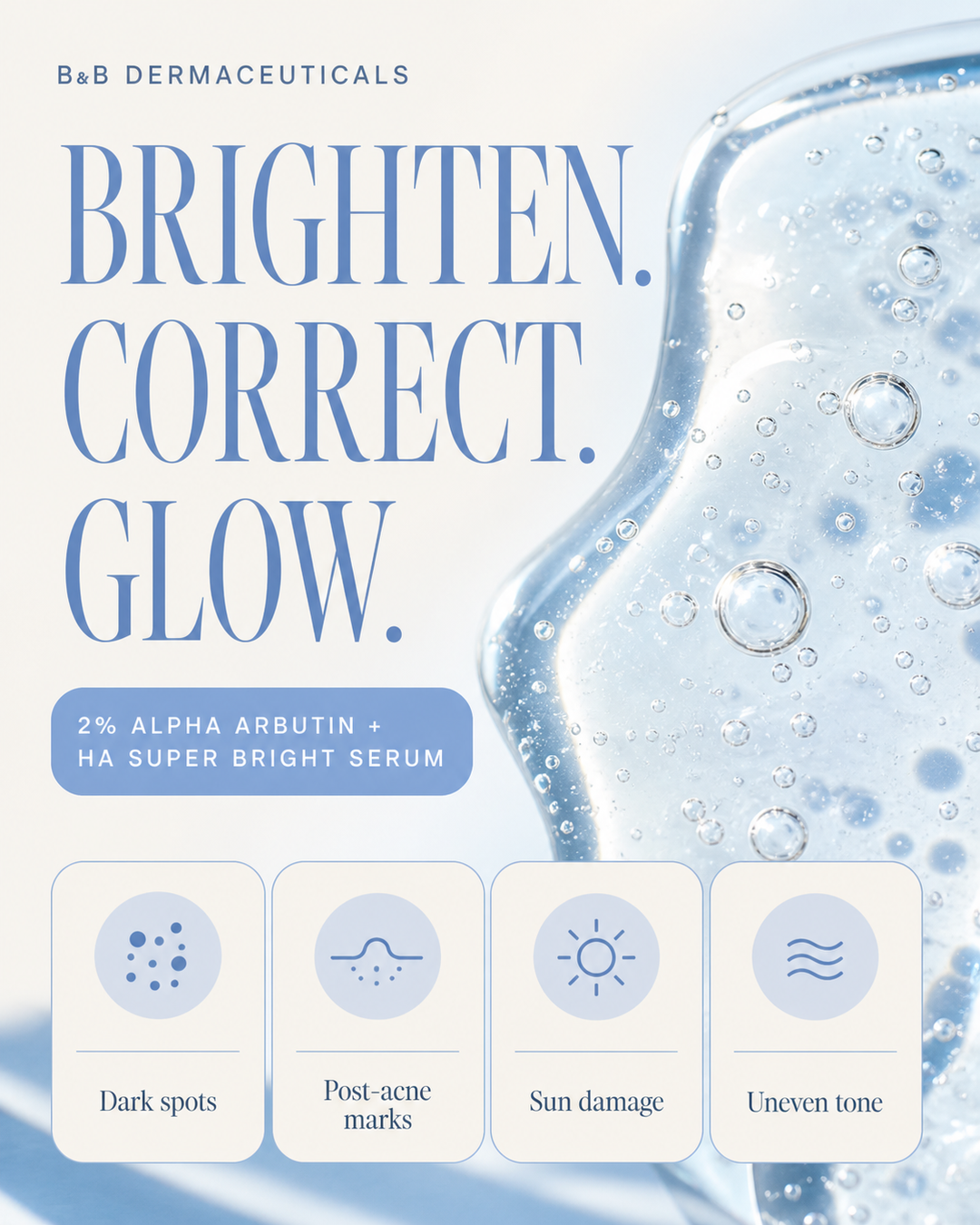 2% Alpha Arbutin + HA | SUPER BRIGHT SERUM