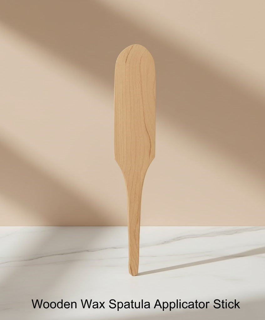Premium Wooden Wax Spatula Applicator Stick
