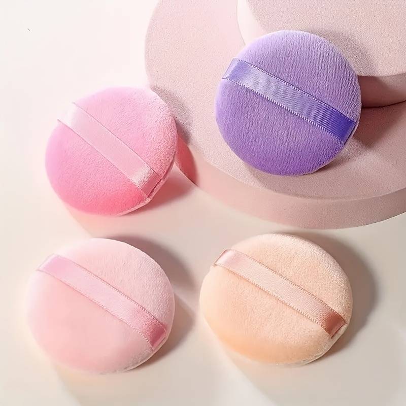 Air Velvet Powder Puffs For Flawless Makeup Application ( Pack of 4 )