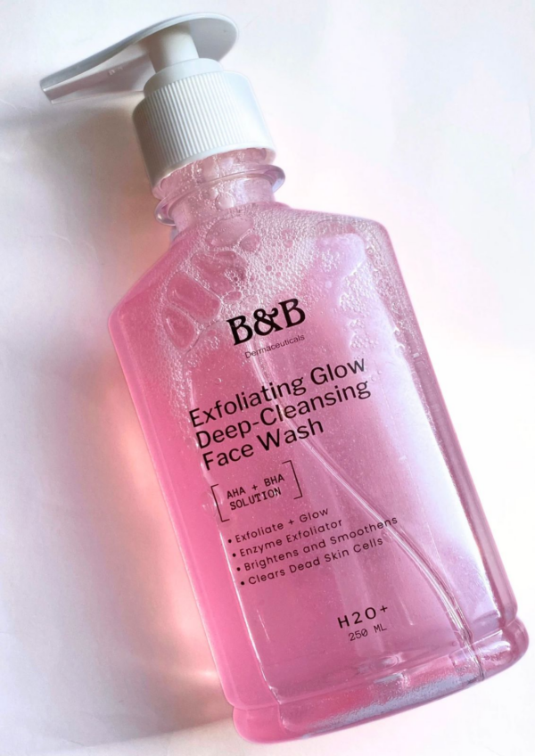 Exfoliating Glow Deep-Cleansing Face Wash  (AHA+BHA SOLUTION) ACNE & OIL CONTROL bnbderma.com