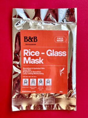 Rice-Glass Sheet Mask ACNE & OIL CONTROL bnbderma.com