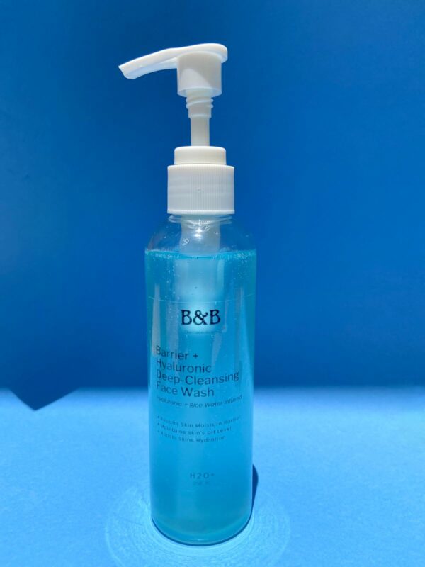 Barrier + Hyaluronic Deep-Cleansing Face Wash With Rice Water ACNE & OIL CONTROL bnbderma.com