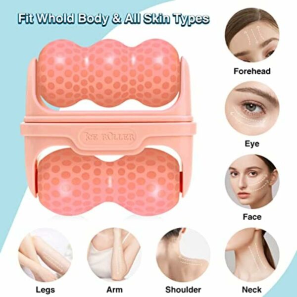 Air Cool Roller Facial Skin Care Tools with 2 in 1 Roller For Face & Eyes Skincare Accessories bnbderma.com