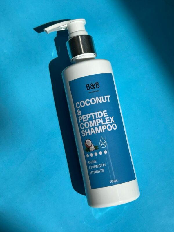 Coconut Peptide Strength & Shine Complex Shampoo AGEING SKIN bnbderma.com