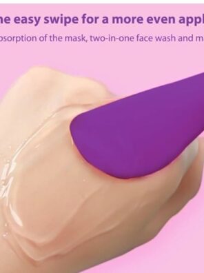 Air Double Face Mask Brush with Face Mask Applicator Silicon ACNE & OIL CONTROL bnbderma.com